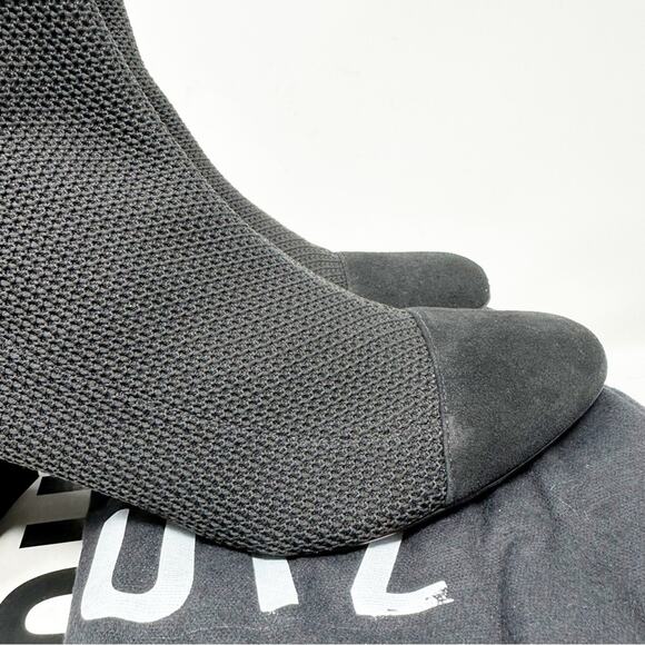 SCHUTZ Emilia Knit Lace Up Booties NWT in Size 9.5 - Picture 2 of 8